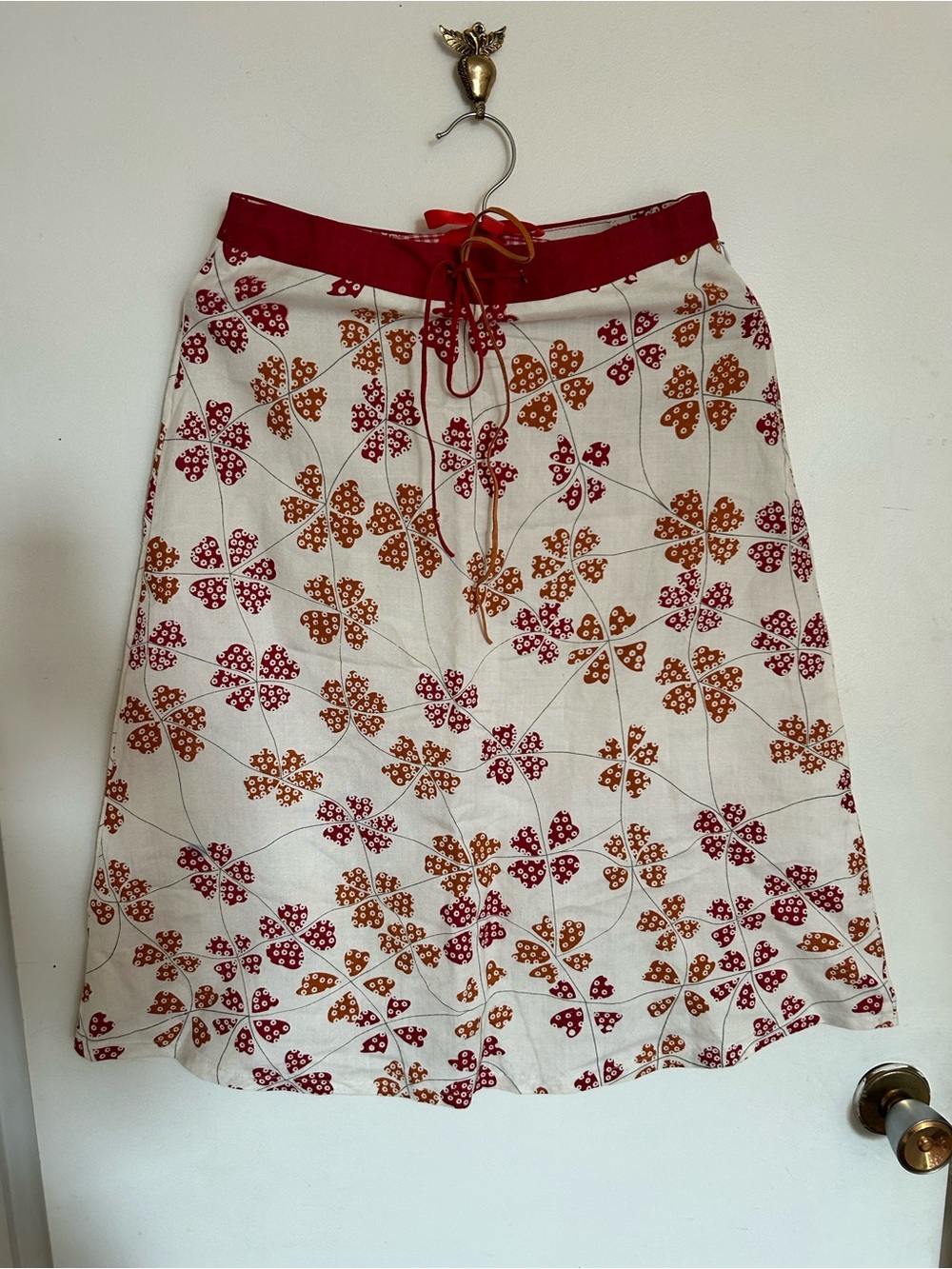 Women’s cottagecore Floral Print A-Line Skirt size small